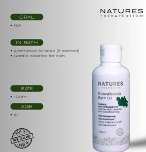 Rongoa Beauty: Kawakawa bath oil