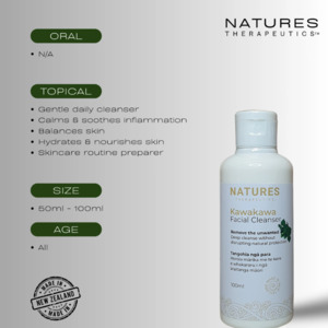 Rongoa Beauty: kawakawa facial cleanser