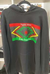 Kakahu Clothing: Ngati Hine HOODIE (Black)