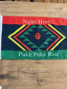 Kakahu Clothing: Ngati Hine Car flag