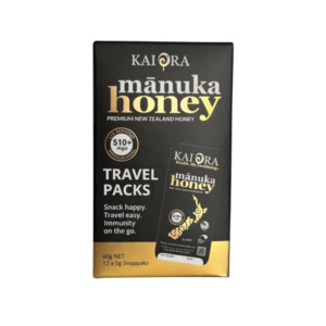 Kai Food: MGO 510+ Mānuka Honey TRAVEL PACKS — 12 Snappaks (60g)