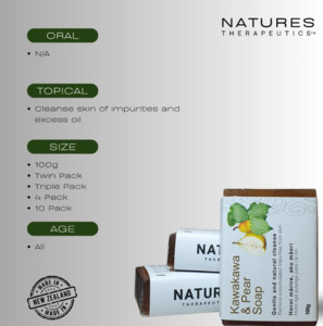 Rongoa Beauty: Kawakawa & Pear soap
