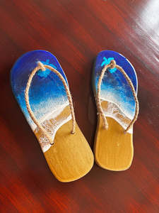 Beach Jandals - Wall Art (Hanging Pair)