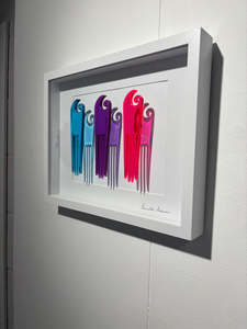 Two Worlds Collide - Wall art (Framed)