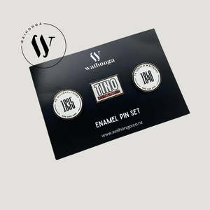 Waihonga: Mana Māori Enamel Pin Set of 3
