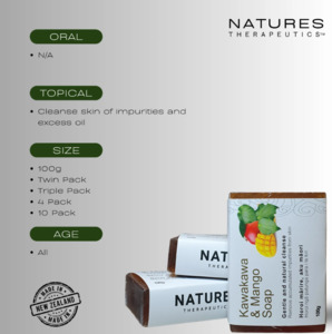 Rongoa Beauty: Kawakawa & mango Soap