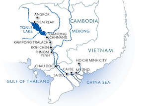 Croisieurope Exotic River Cruises: From the Mekong Delta to the Angkor Temples (port-to-port cruise)