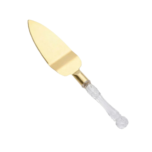 Cutlery & Utensils - Insphire Wedding, Party and Event Hire: Crystal Look Wedding Cake Server – Gold