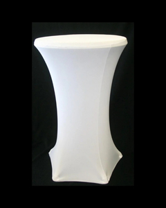 Bar Leaner Round 700 Cover Package – White