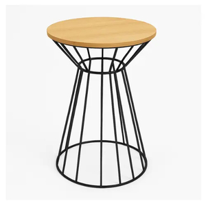 Wooden Top Standing Bird Cage Bar Leaner – Black