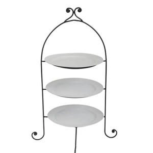 Cake Stand Iron 3 Tier – 27cm plates