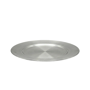 Dinnerware: Silver Charger Plate