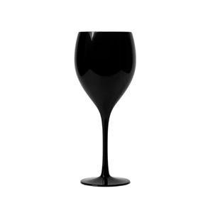 Black Wine Glass 400ml