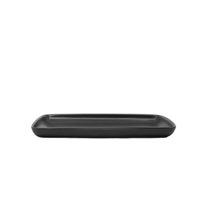 Black Matte Platter 35x20cm