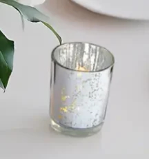 Tea Light Antique Silver