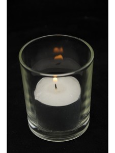 Tea Light Cylinder Clear