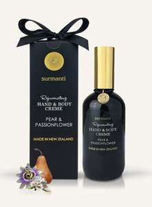 Surmanti: Pear and Passionflower Hand and Body Creme