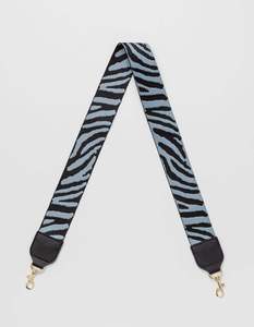 Stella And Gemma: Bag Strap - Blue Zebra