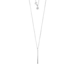 Republic Road: Cut To The Chace Necklace Silver by Republic Road