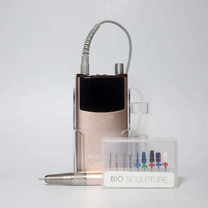 Bio Sculpture: Whisper E-File & 9 Bit Kit - Rose