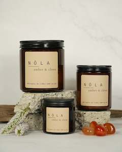 NŌLA Amber & Clove Candle