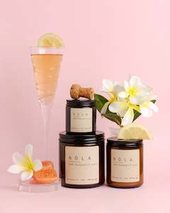 NŌLA Pink Champagne & Guava Candle