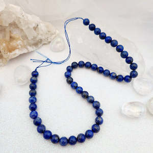 Lapis Lazuli Bead Strand (approx. 44-46 x 8mm round beads)