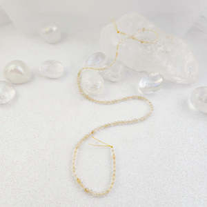 Beads Other Crafts: Citrine Faceted Bead Strand (approx. 120 x 3mm beads)