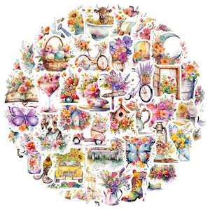 Beads Other Crafts: Floraculture Self Adhesive Sticker (assorted designs)