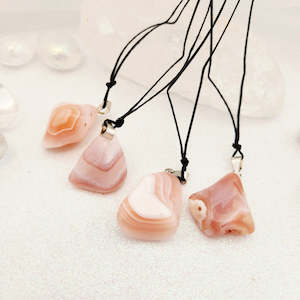 Pink Agate Pendant (assorted)