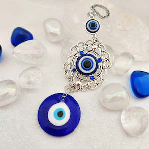 Blue Eye aka Evil Eye Flower Hanging