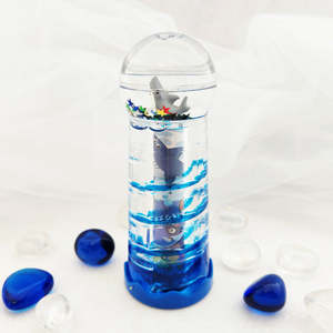 Shark Bay Liquid Timer Kaleidoscope (approx. 13x5cm)