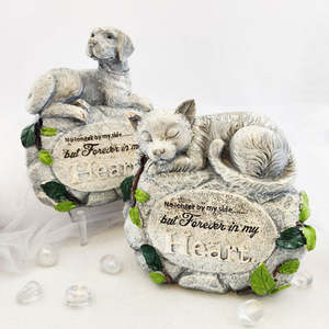 No Longer By My Side... Pet Memorial (dog or cat. approx. 16-20x17cm)