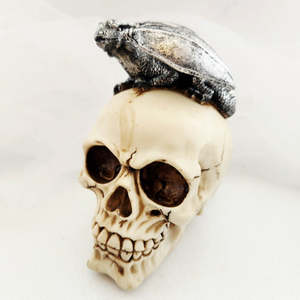 Mystical Magical: Skull w. Dragon (approx. 15x10cm)