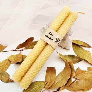 100% Natural Waikato Beeswax Candles (pack of 2. approx. 6hr burn time per candl&hellip;