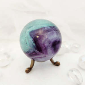 Rainbow Fluorite Sphere (approx. 5.8cm diameter)