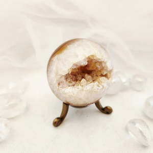 Agate Geode Sphere (approx. 5.4cm)