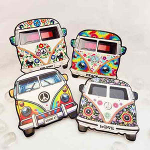 Everything Else: VW Combi Van Kiwiana Coasters (set of 4)