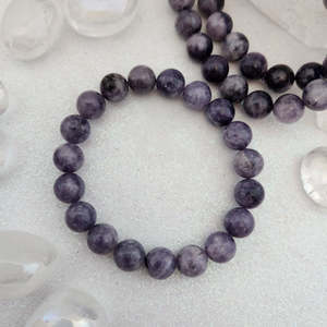 Lepidolite Bracelet (assorted. approx. 10mm round beads)
