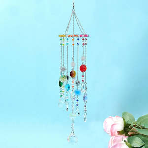 Wall Art Hanging Gifts: Hanging Prisms w. Sun Charms