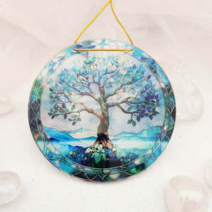 Wall Art Hanging Gifts: Tree of Life Hanging (approx. 9.5cm diameter)