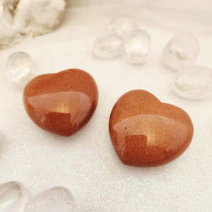 Gold Sandstone Heart, Assorted