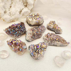 Amethyst Aura Cluster, Assorted