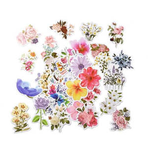 Flower Self Adhesive Sticker (assorted designs)