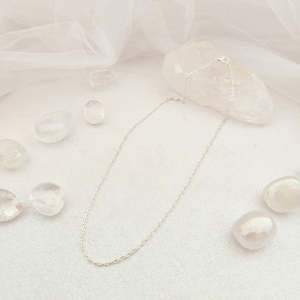 Jewellery Other Accessories: Silver Metal Chain (approx. 45cm)