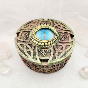 Celtic Dragon Eye Box (approx. 6x11.7cm)