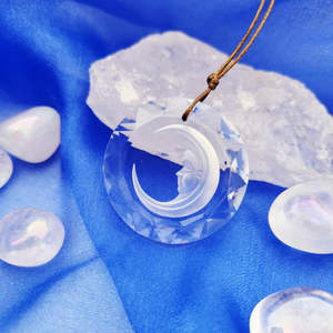 Crescent Moon Hanging Prism