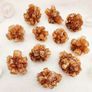 Crystals Fossils: Aragonite Star Cluster aka Sputnik (assorted. 3-4.2x2.6-3.6cm)