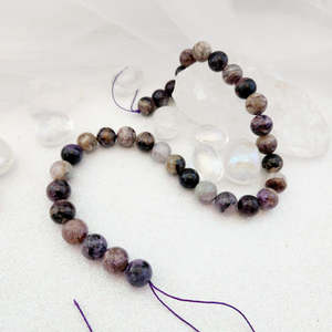 Beads Other Crafts: Charoite Bead (assorted. approx. 12mm round)