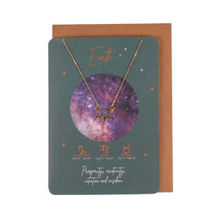Earth Element Pendant w. Card